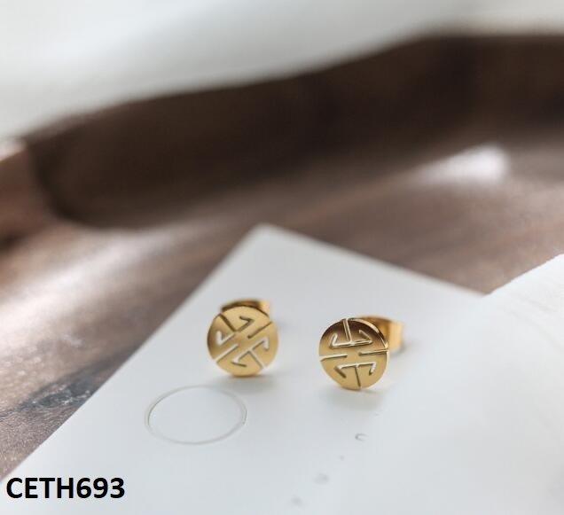 CETH693 DGF Round Roman Tops Pair