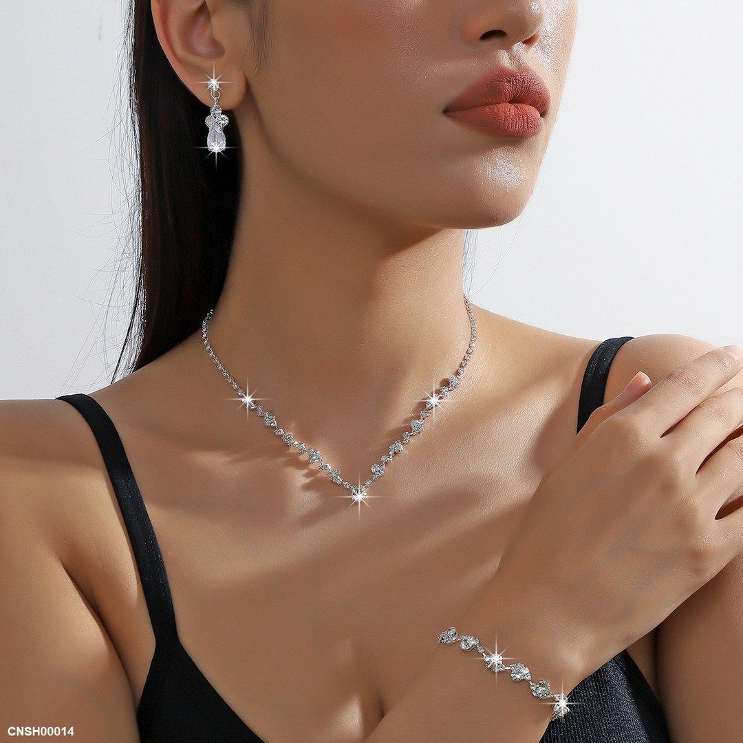 CNSH00014 YJJ Tare/Round Necklace Set - CNSH