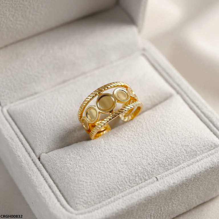 CRGH00832 NMS Stainless Steel Round Double Layer Ring Adjustable - CRGH