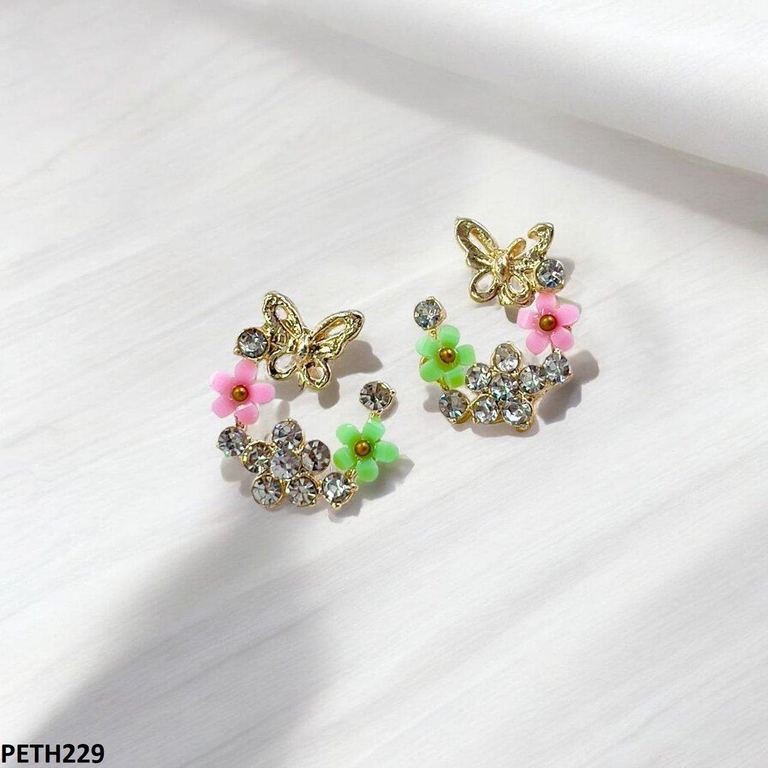 PETH229 SDQ Flower/Butterfly Tops Pair