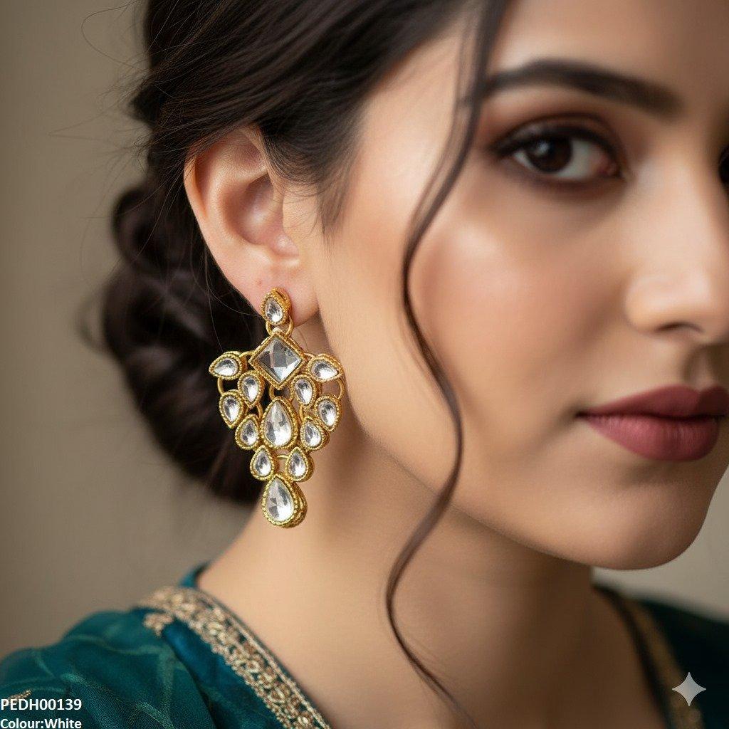 PEDH00139 FRN Tear Drop Earrings - PEDH