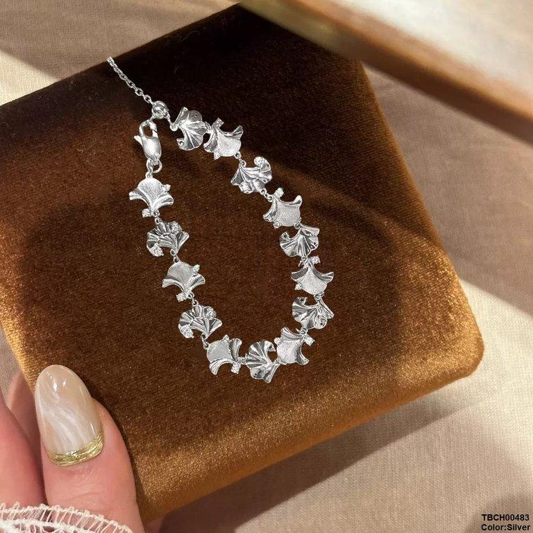 TBCH00483 GWH Leaf ZIRCON Bracelet Adjustable - TBCH