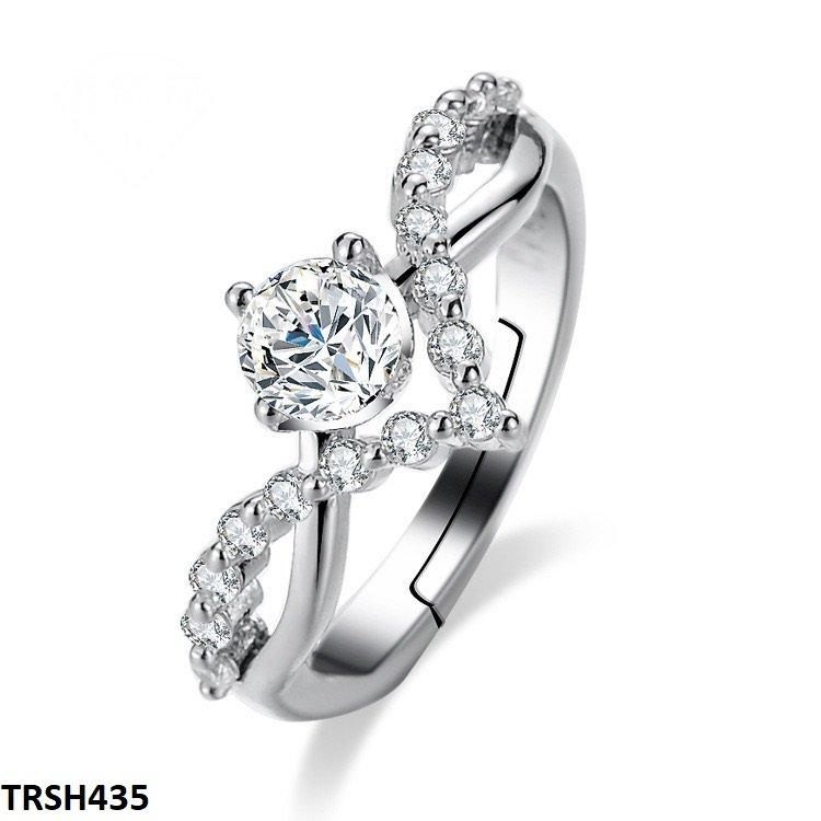 TRSH435 ZFQ Imp Crown Adjustable Ring