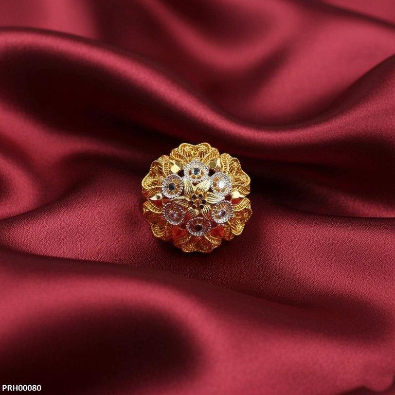PRH00080 MZM Flower Ring Adjustable - PRH