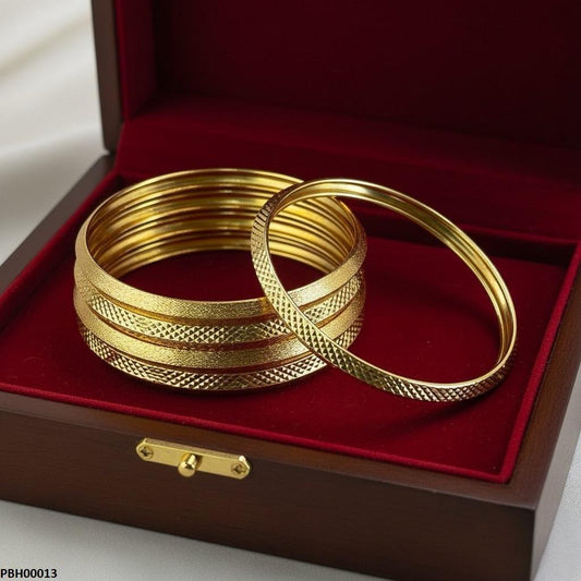 PBH00013 MZM 5 Pcs Bangles Set  - PBH