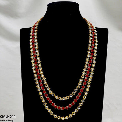 CMLH044 FRN Square Layered Mala
