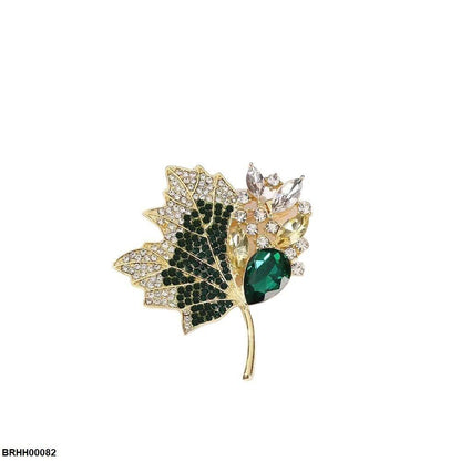BRHH00082 YYZ Leaf Broach - BRHH