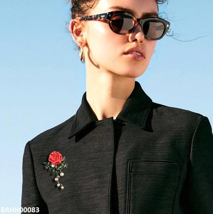 BRHH00083 XST Flower/Leaf Broach - BRHH
