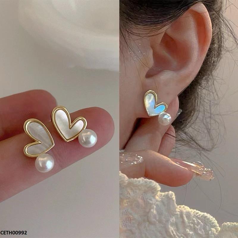 CETH00992 YHC Heart/Pearl Tops Pair - CETH