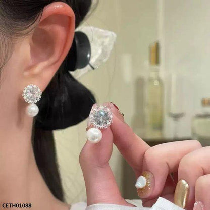 CETH01088 YHC Round Pearl Tops Pair - CETH
