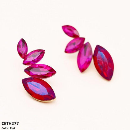 CETH277 ZLX Marquise Stud Tops Pair