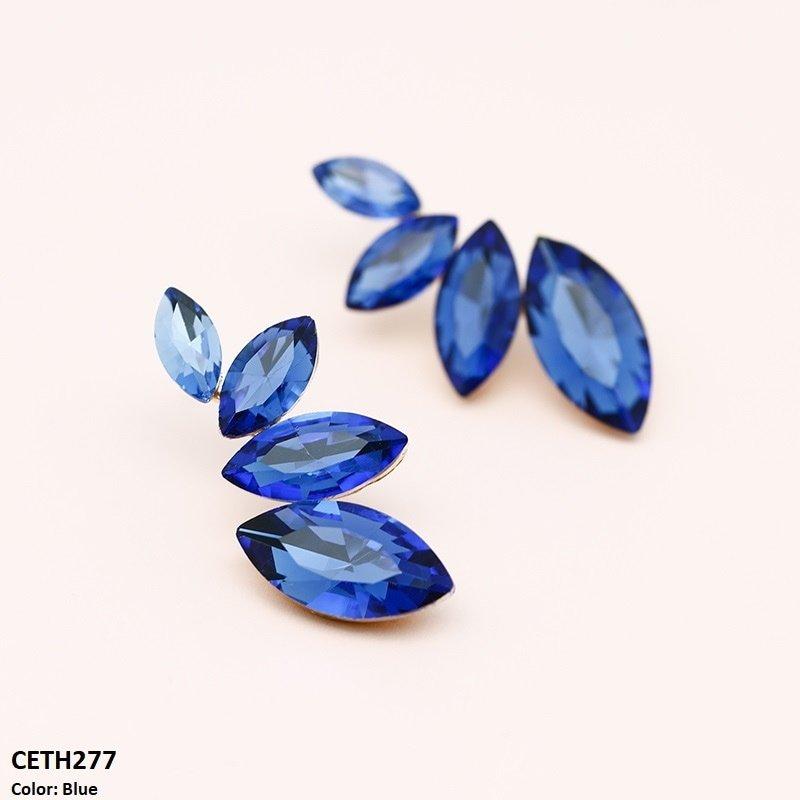 CETH277 ZLX Marquise Stud Tops Pair