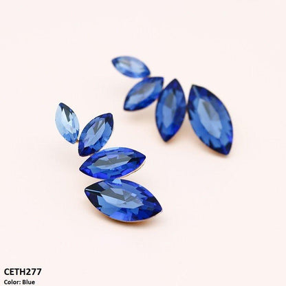 CETH277 ZLX Marquise Stud Tops Pair
