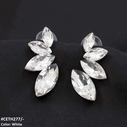 CETH277 ZLX Marquise Stud Tops Pair