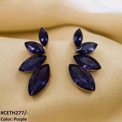 CETH277 ZLX Marquise Stud Tops Pair