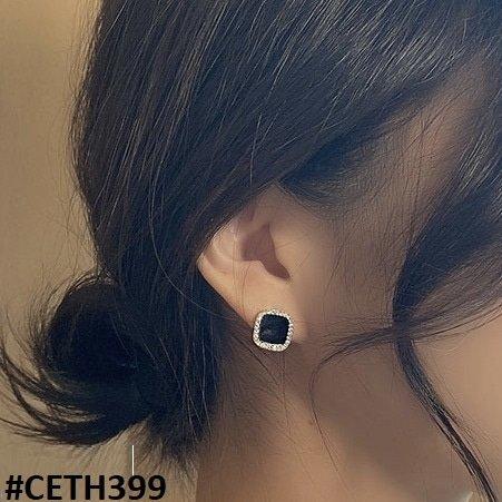 CETH399 YYZ Black Painted Square Tops Pair