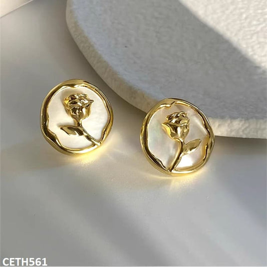CETH561 SYB Painted Rose Tops Pair
