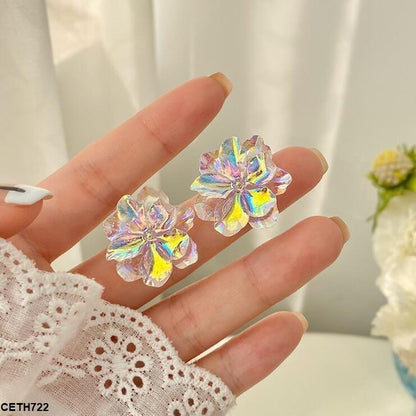 CETH722 YYZ Round Flower Tops Pair
