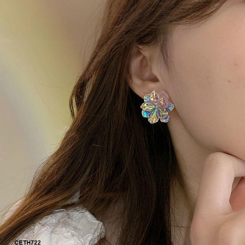 CETH722 YYZ Round Flower Tops Pair