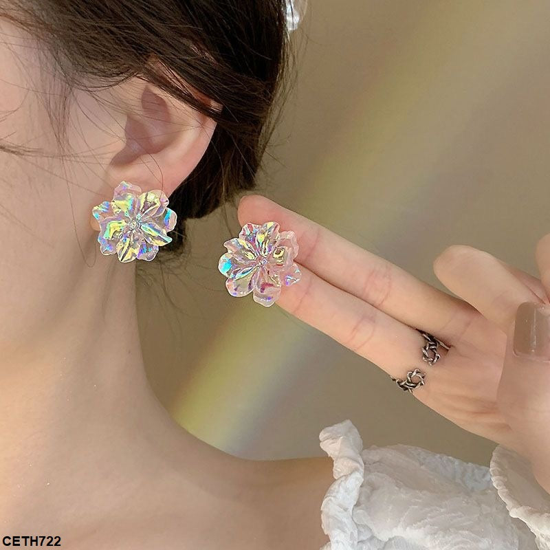 CETH722 YYZ Round Flower Tops Pair