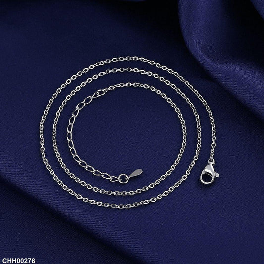 CHH00276 BLX Plain Silver Chain 16 Inch - CHH
