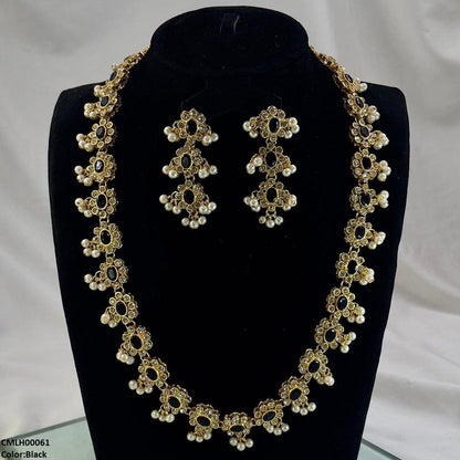 CMLH00061 SDQ Oval Stone Mala Set - CMLH