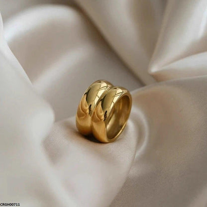 CRGH00711 DGF Plain Double Round Ring - CRGH