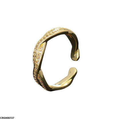 CRGH00727 BYJ Double Leayerd Ring Adjustable - CRGH