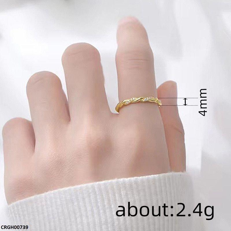 CRGH00739 CSH Round Covered Ring - CRGH