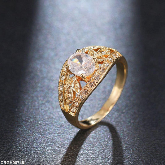 CRGH00748 BYJ Oval Stone Ring - CRGH