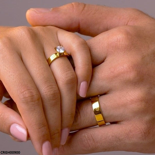 CRGH00900 MOX Stainless Steel Couple Ring - CRGH