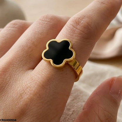 CRGH00934 MOX Stainless Steel Flower Ring - CRGH