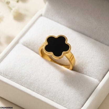 CRGH00934 MOX Stainless Steel Flower Ring - CRGH