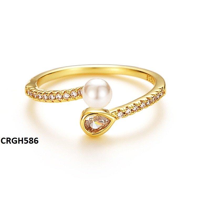 CRGH586 ZFQ Tear/pearl Ring Adj