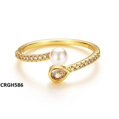 CRGH586 ZFQ Tear/pearl Ring Adj