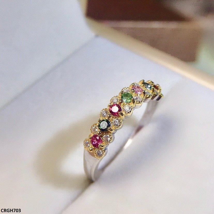 CRGH703 KRL Multi Stone Ring Adjustable