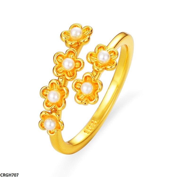 CRGH707 ZFQ Flower Ring Adjustable