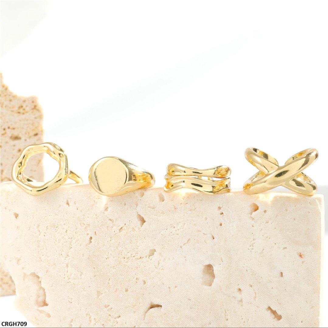CRGH709-YYE CRGH709 YYE 6 Midi Rings