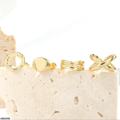 CRGH709-YYE CRGH709 YYE 6 Midi Rings