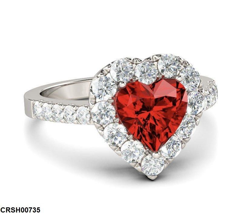 CRSH00735 CJD Heart Ring - CRSH