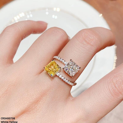 CRSH00738 CSH Double Square Adjustable Ring - CRSH