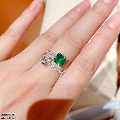 CRSH00738 CSH Double Square Adjustable Ring - CRSH