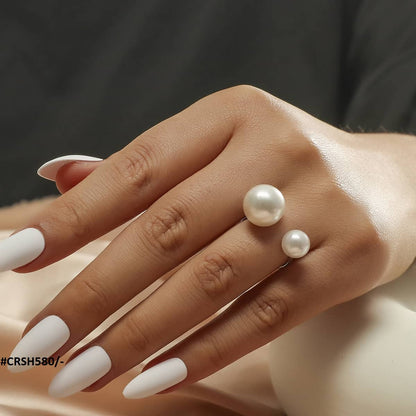CRSH580 LMS Pearl Adjustable Ring