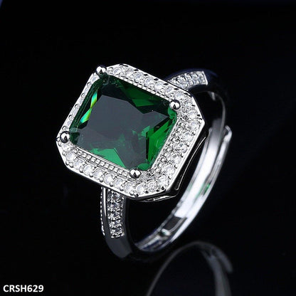 CRSH629 BLX Imp Baguette Ring Adjustable