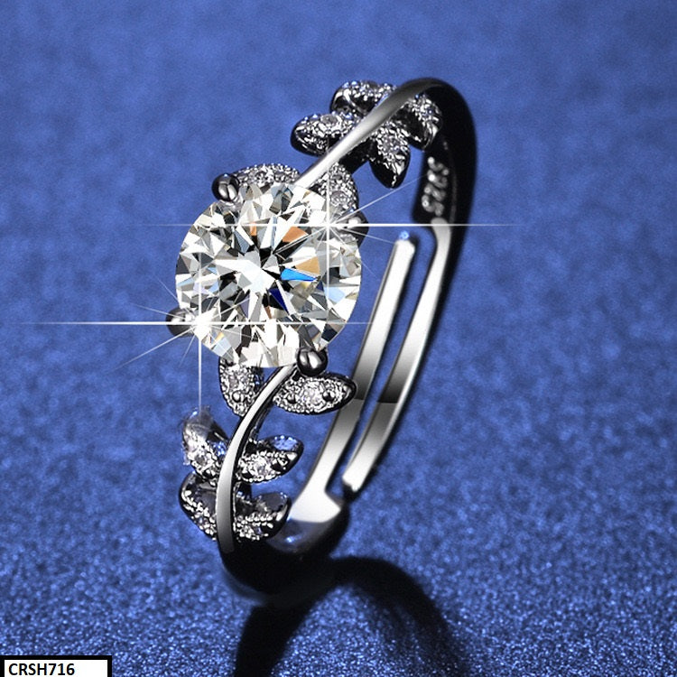 CRSH716 ZFQ Leaf Ring Adjustable