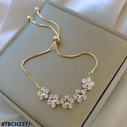 TBCH227 XST Star Flower Chain Bracelet Adjustable