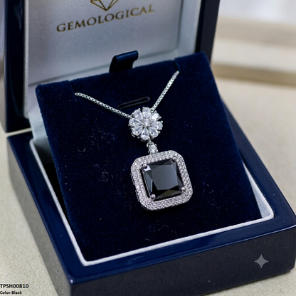 TPSH00810 MSJ Flower Square Pendant - TPSH