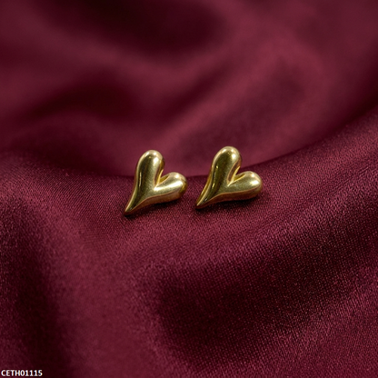 CETH01115 MSJ Stainless Steel Heart Tops - CETH