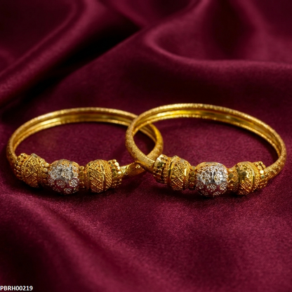 PBRH00219 MZM Round Bangles Set - PBRH