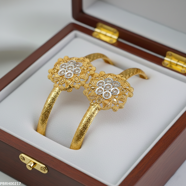 PBRH00217 MZM Flower Round Bracelet - PBRH